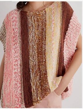 Anthropologie Poncho Sweater Top